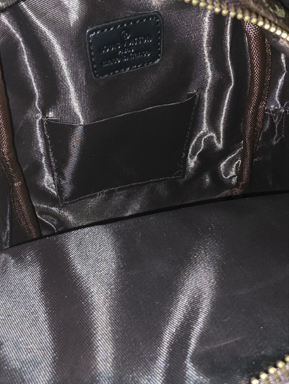 Mini Backpack with Gold Hardware - Picture 4 of 8